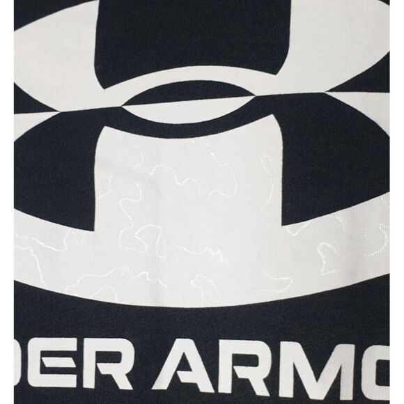 Under Armour Mens Tee M Black Locker Tag Wordmark HeatGear Loose Fit T-Shirt - Picture 5 of 8